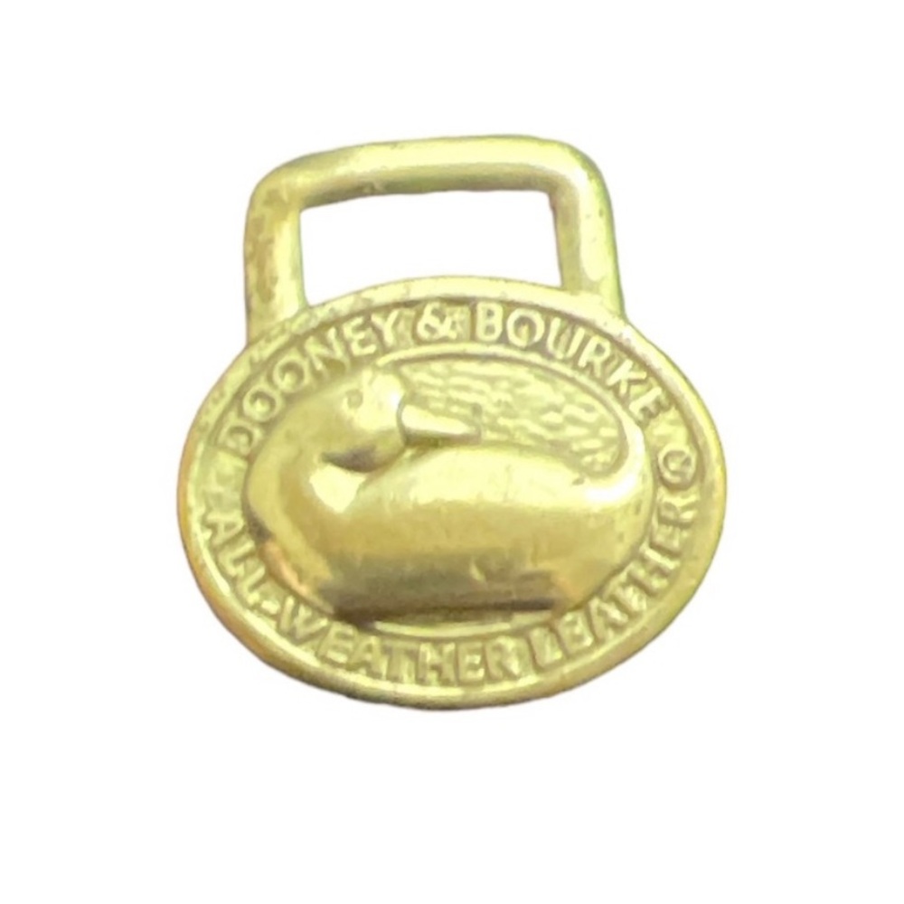 Dooney & Bourke Gold Metal Charm / Logo Hardware